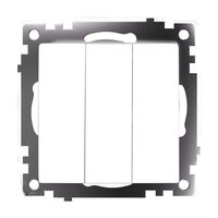 Выключатель трехклавишный Катрин (белый) / Stekker GLS10-7108-01