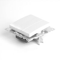 Выключатель трехклавишный Катрин (белый) / Stekker GLS10-7108-01