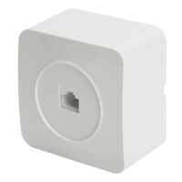 Розетка компьютерная RJ-45 София (белый) / Stekker MST00-20-01