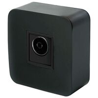 Розетка TV София (черный) / Stekker MST00-10-02