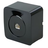 Розетка компьютерная RJ-45 София (черный) / Stekker MST00-20-02