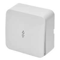 Переключатель одноклавишный София (белый) / Stekker MSW10-12-01