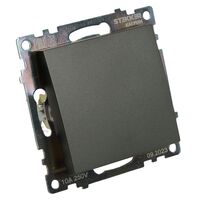 Выключатель одноклавишный Катрин (графит) / Stekker GLS10-7103-06