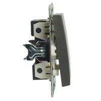 Выключатель одноклавишный Катрин (графит) / Stekker GLS10-7103-06