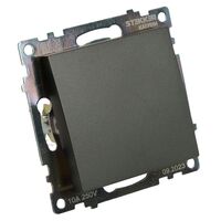 Переключатель перекрестный одноклавишный Катрин (графит) / Stekker GLS10-7110-06