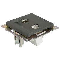 Розетка TV + RJ-45 Катрин (графит) / Stekker GLS00-7106-06