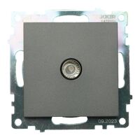 Розетка TV Катрин (графит) / Stekker GLS00-7108-06