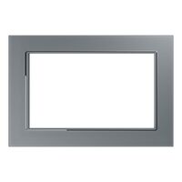 Рамка для двойной розетки Катрин (серебро, Glance) / Stekker GFR00-7012-03