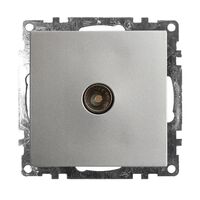 Розетка TV Катрин (серебро) / Stekker GLS00-7108-03