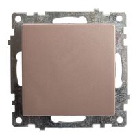 Выключатель одноклавишный Катрин (шампань) / Stekker GLS10-7103-02