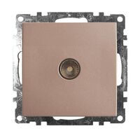 Розетка TV Катрин (шампань) / Stekker GLS00-7108-02