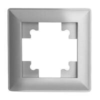 Рамка на 1 пост Катрин (серебро, Light) / Stekker PFR00-7001-03