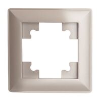 Рамка на 1 пост Катрин (шампань, Light) / Stekker PFR00-7001-02