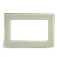 Рамка для двойной розетки Катрин (дымчатый, Glance) / Stekker GFR00-7012-07