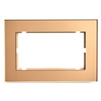 Рамка для двойной розетки Катрин (золото, Glance) / Stekker GFR00-7012-08