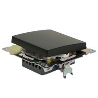 Переключатель перекрестный одноклавишный Катрин (черный) / Stekker GLS10-7110-05