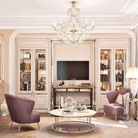 Переключатель перекрестный одноклавишный Катрин (шампань) / Stekker GLS10-7110-02