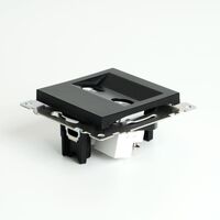 Розетка TV + RJ-45 Катрин (черный) / Stekker GLS00-7106-05