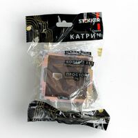 Розетка TV + RJ-45 Катрин (шоколад) / Stekker GLS00-7106-04