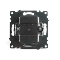 Выключатель двухклавишный Катрин (золото) / Stekker GLS10-7104-08