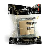 Розетка с заземлением, крышкой и защитными шторками Катрин (золото) / Stekker GLS16-7112-08