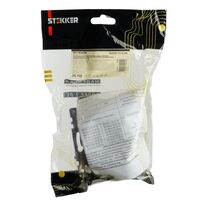 Розетка двойная без заземления с защитными шторками Катрин (золото) / Stekker GLS10-7113-08