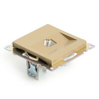 Розетка компьютерная RJ-45 Катрин (золото) / Stekker GLS00-7107-08