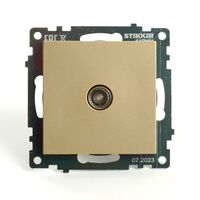 Розетка TV Катрин (золото) / Stekker GLS00-7108-08
