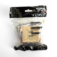 Розетка USB тип A Катрин (золото) / Stekker GLS10-7115-08