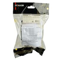 Розетка двойная с заземлением и защитными шторками Катрин (графит) / Stekker GLS16-7114-06