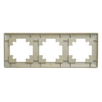 Рамка на 3 поста Катрин (золото, Light) / Stekker PFR00-7003-08