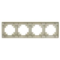 Рамка на 4 поста Катрин (золото, Light) / Stekker PFR00-7004-08