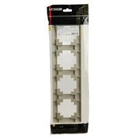 Рамка на 4 поста Катрин (золото, Light) / Stekker PFR00-7004-08