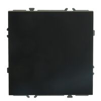 Переключатель одноклавишный Эмили (черный уголь) / Stekker RSW10-5105-05