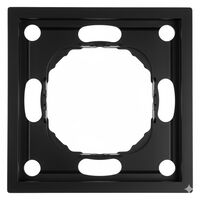 Рамка на 1 пост Эмили (черный уголь) / Stekker PFR00-5001-05