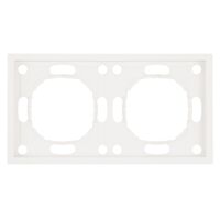 Рамка на 2 поста Эмили (белый фарфор) / Stekker PFR00-5002-01