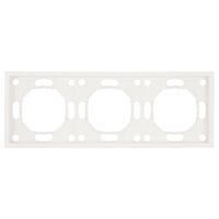 Рамка на 3 поста Эмили (белый фарфор) / Stekker PFR00-5003-01