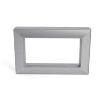 Рамка для двойной розетки Катрин (серебро, Light) / Stekker PFR00-7012-03