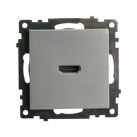 Розетка HDMI Катрин (серебро) / Stekker GLS00-7118-03