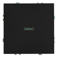 Розетка HDMI Эмили (черный уголь) / Stekker RST00-5118-05