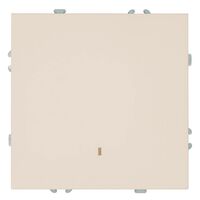 Выключатель одноклавишный с подсветкой Эмили (кашемир) / Stekker RSW10-5101-08