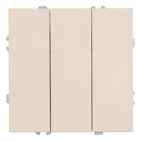 Выключатель трехклавишный Эмили (кашемир) / Stekker RSW10-5108-08