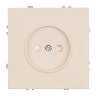 Розетка без заземления с защитными шторками Эмили (кашемир) / Stekker RST16-5109-08