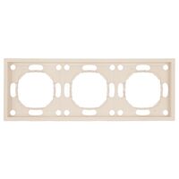 Рамка на 3 поста Эмили (кашемир) / Stekker PFR00-5003-08