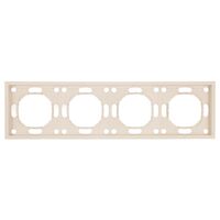 Рамка на 4 поста Эмили (кашемир) / Stekker PFR00-5004-08