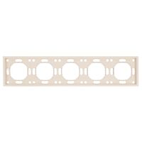 Рамка на 5 постов Эмили (кашемир) / Stekker PFR00-5005-08