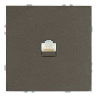 Розетка RJ-45 Эмили (антрацит) / Stekker RST00-5117-09