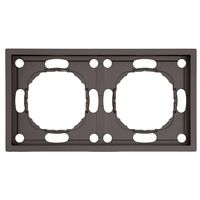 Рамка на 2 поста Эмили (антрацит) / Stekker PFR00-5002-09