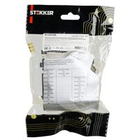 Розетка компьютерная RJ-45 двойная Катрин (белый) / STEKKER GLS00-7109-01