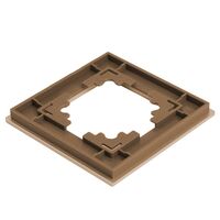 Рамка на 1 пост Катрин (шампань, Strong) / Stekker MFR00-7001-02